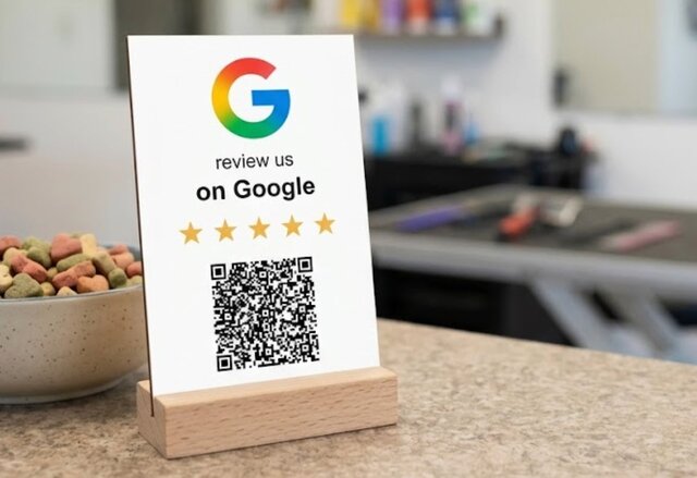 Google review sign in a business setting